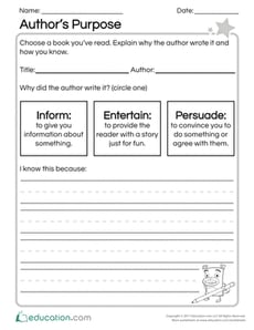 Author's Purpose