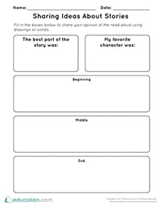 Sharing Ideas About Stories