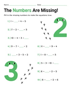 The Numbers Are Missing!