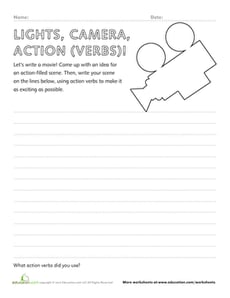Lights, Camera, Action (Verbs)!
