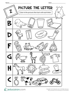 Picture the Letter