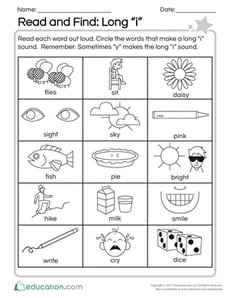 Read and Find: Long "I"
