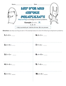 Skip Your Way through Multiplication