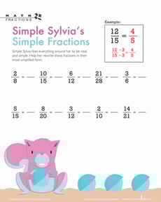 Simple Fractions with Sylvia