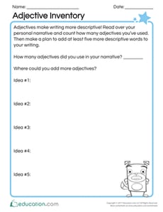 Adjective Inventory