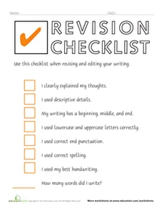 Revision Checklist