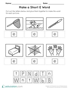 Make a Short E Word