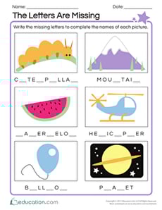 The Letters Are Missing