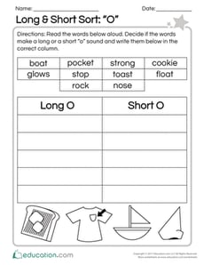 Long & Short Sort: O