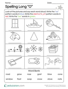 Spelling Long O