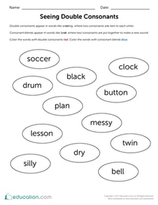 Seeing Double (Consonants)