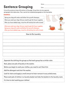 Sentence Grouping