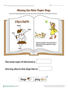 Missing the Main Topic: Dogs