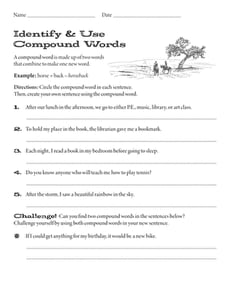 Identify & Use Compound Words