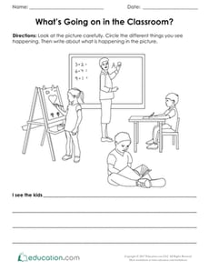 What’s Going on in the Classroom?