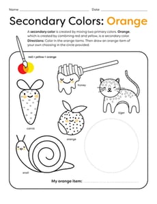 Secondary Colors: Orange