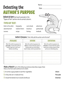 Detecting the Author's Purpose