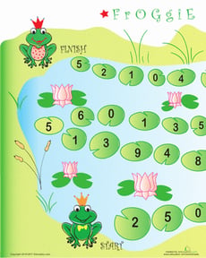 The Froggie Math Game