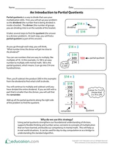 An Introduction to Partial Quotients