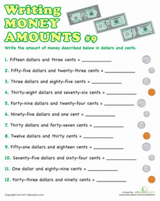 Writing Money Amounts #9