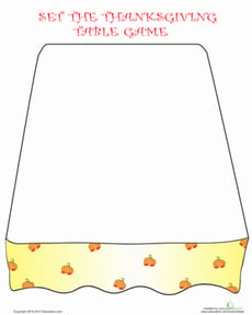 Set the Table: Play the Thanksgiving Dinner Game!