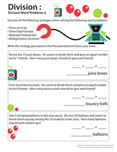 Division: Word Problems (Part Two)