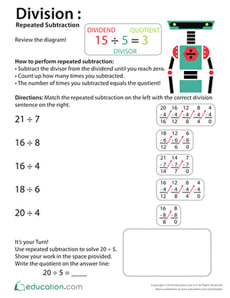 Division: Repeated Subtraction (Part One)