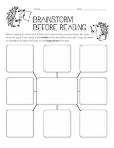 Brainstorm Before Reading