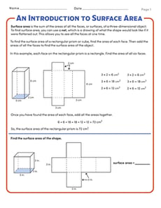 An Introduction to Surface Area