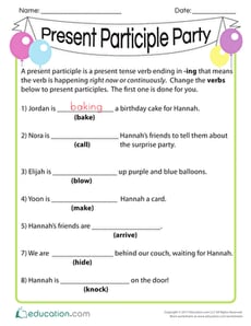 Present Participle Party