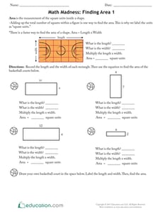 Math Madness: Finding Area 1