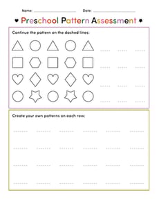 Preschool Pattern Assessment