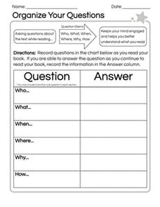 Organize Your Questions