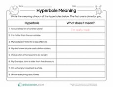 Hyperbole Meaning