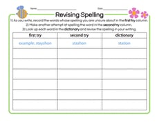 Revising Spelling
