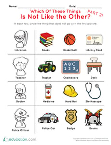Which of These Things Is Not Like the Other? (Part Two)