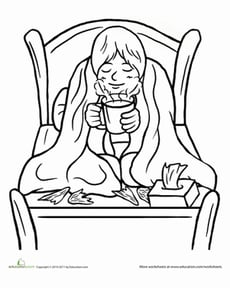 Color the Kid with a Cold