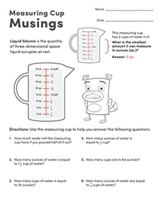 Measuring Cup Musings