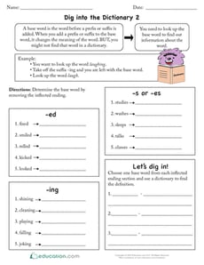 Dig into the Dictionary 2