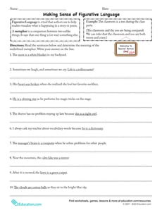 Making Sense of Figurative Language 3