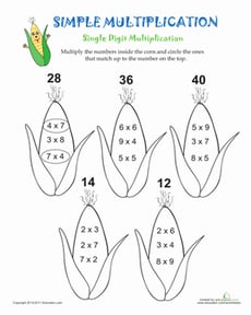 Simple Multiplication: Corn