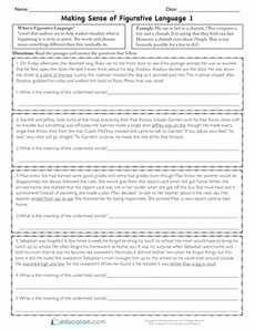 Making Sense of Figurative Language 1
