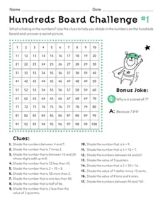 Hundreds Board Challenge #1