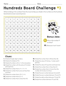 Hundreds Board Challenge #3