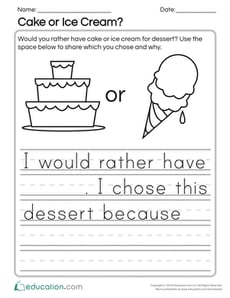 Cake or Ice Cream?