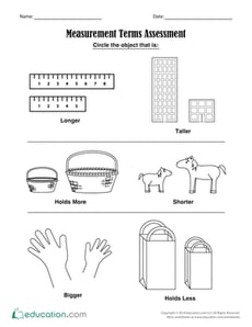 Measurement Terms Assessment