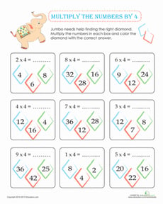 Multiply the Numbers by 4