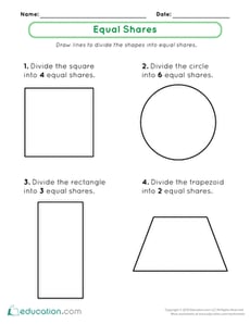 Fractions as Equal Shares