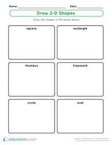 Draw 2-D Shapes