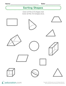 Sorting Shapes